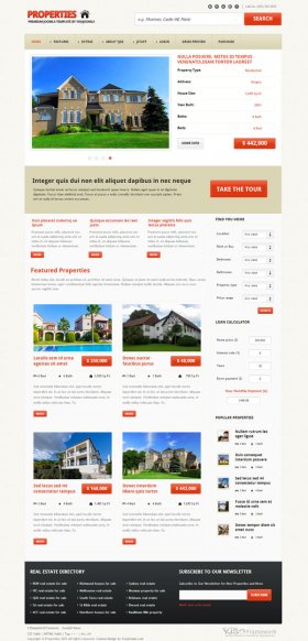 Properties - Responsive Real Estate Joomla Template