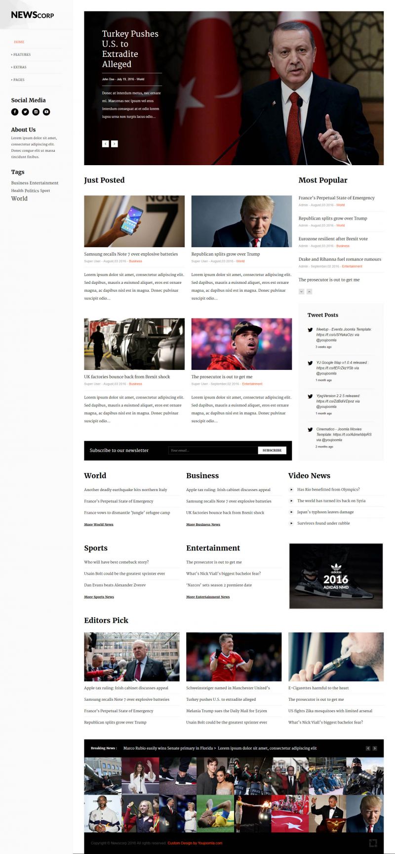 Newscorp - News Magazine Portal